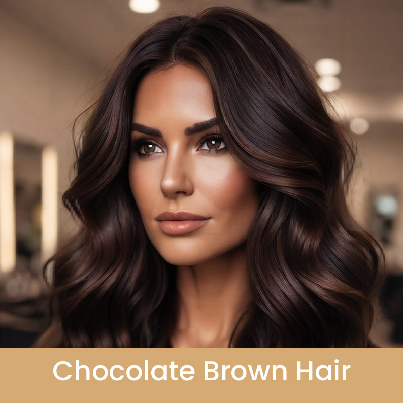 Chocolate-Brown-Hair Chocolate Brown Hair